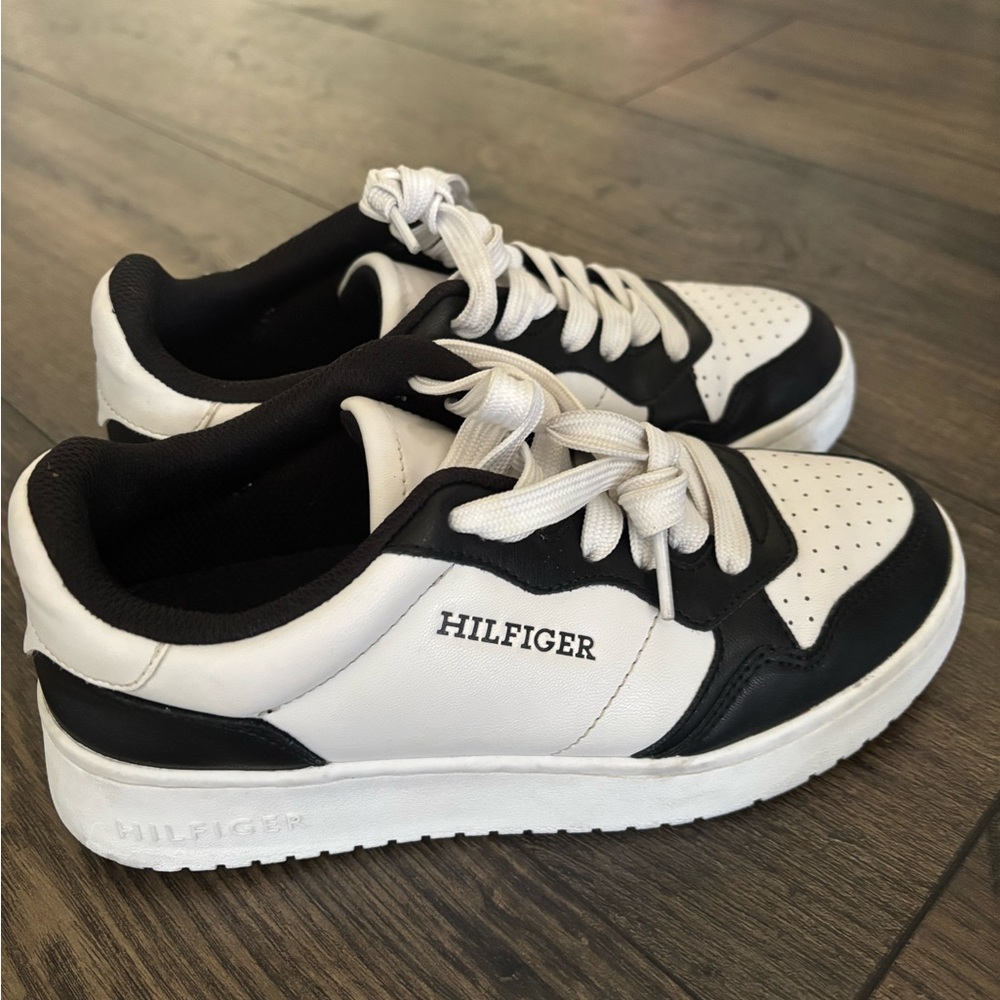 Kids Black and White Sneakers